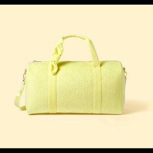 Embossed Palm Trees Duffle Bag - Stoney Clover Lane x Target Light Yellow